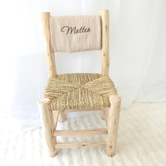 Chaise enfant en bois personnalisée