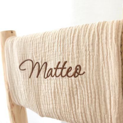 Chaise enfant en bois personnalisée
