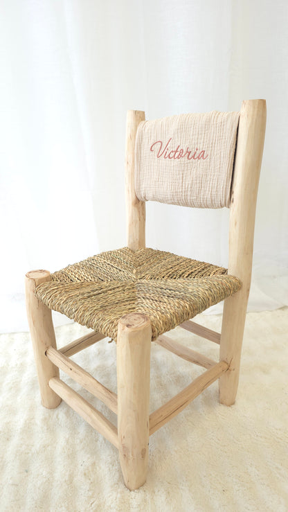 Chaise enfant en bois personnalisée