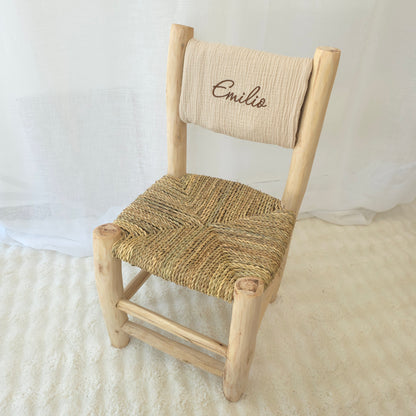 Chaise enfant en bois personnalisée