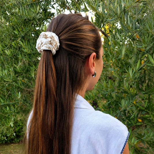 Chouchou femme en double gaze de coton